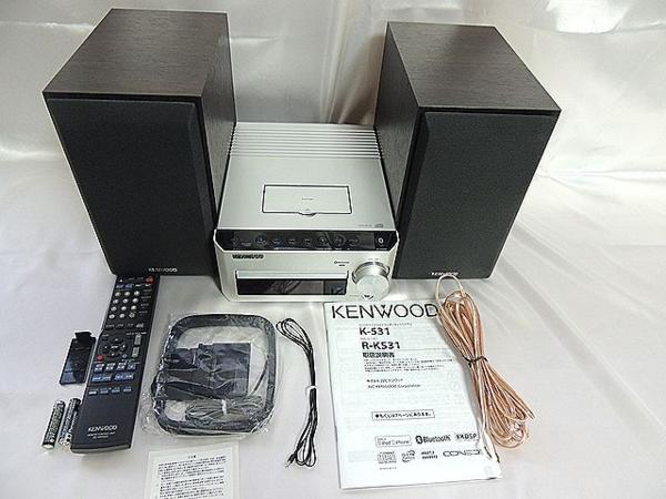 ケンウッドiPod/Bluetooth搭載ミニコンポ K-531-S 14年製/まるオク