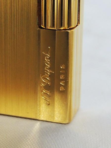 S.T.Dupont デュポン ライター ゴールド ヘアライン　ジャンク品
