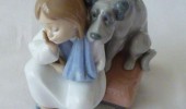 【オークション代行実績】リヤドロ 早く治って下さい　LLADRO E-23 陶器人形