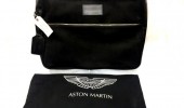 【オークション代行実績】★未使用★ アストンマーチン Aston Martin ヌバック ブラック レザーガーメントバッグ 鍵付属